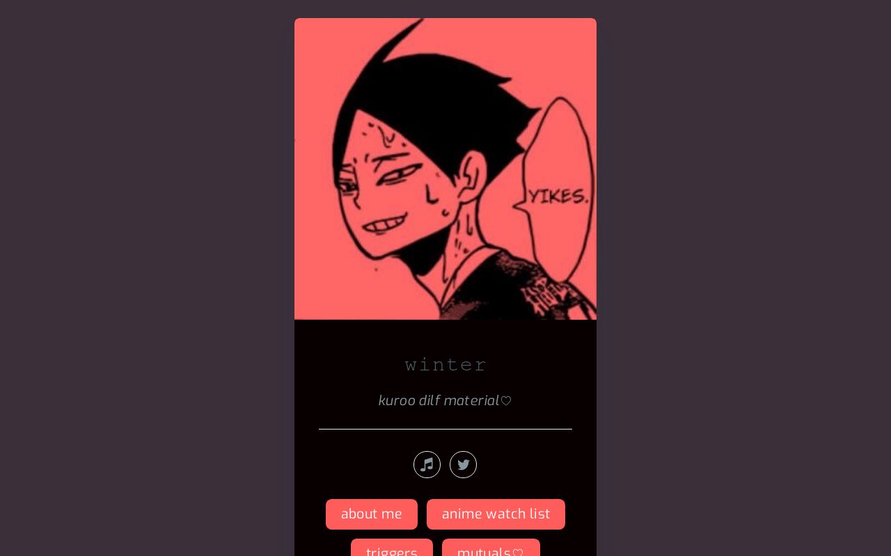 Carrd profile picture for @wint